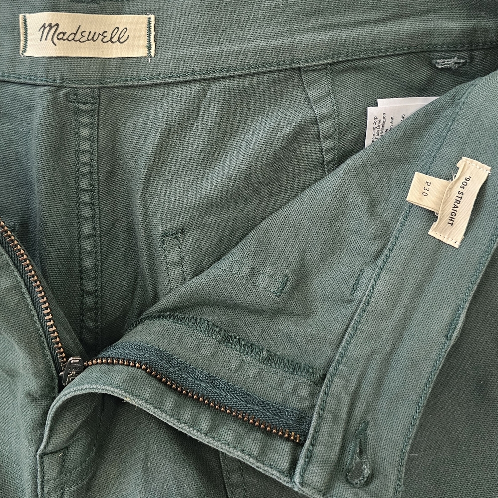 NWOT Madewell Petite 90s Straight Utility Pant - Picture 6 of 6